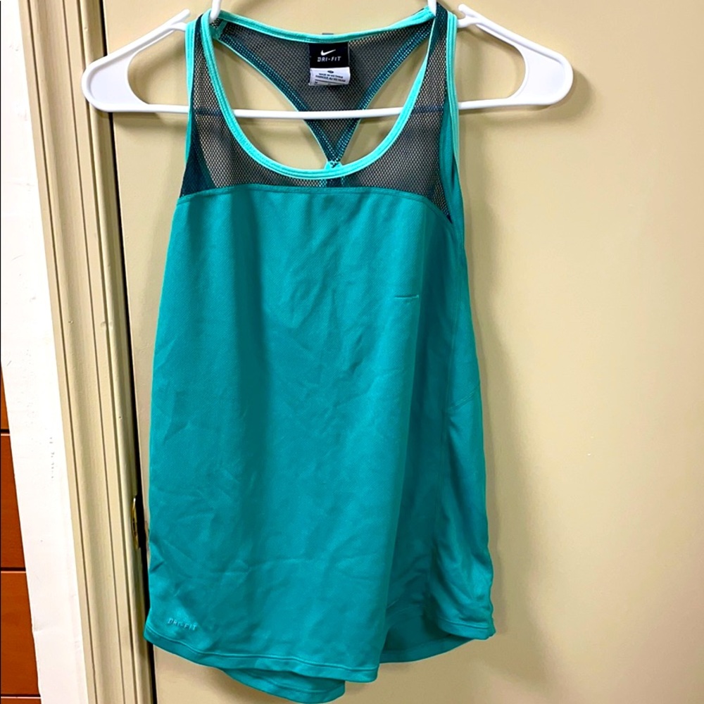 Green tank top